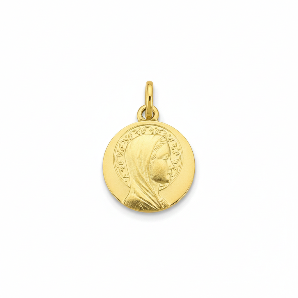 Medalla Oro Virgen Niña