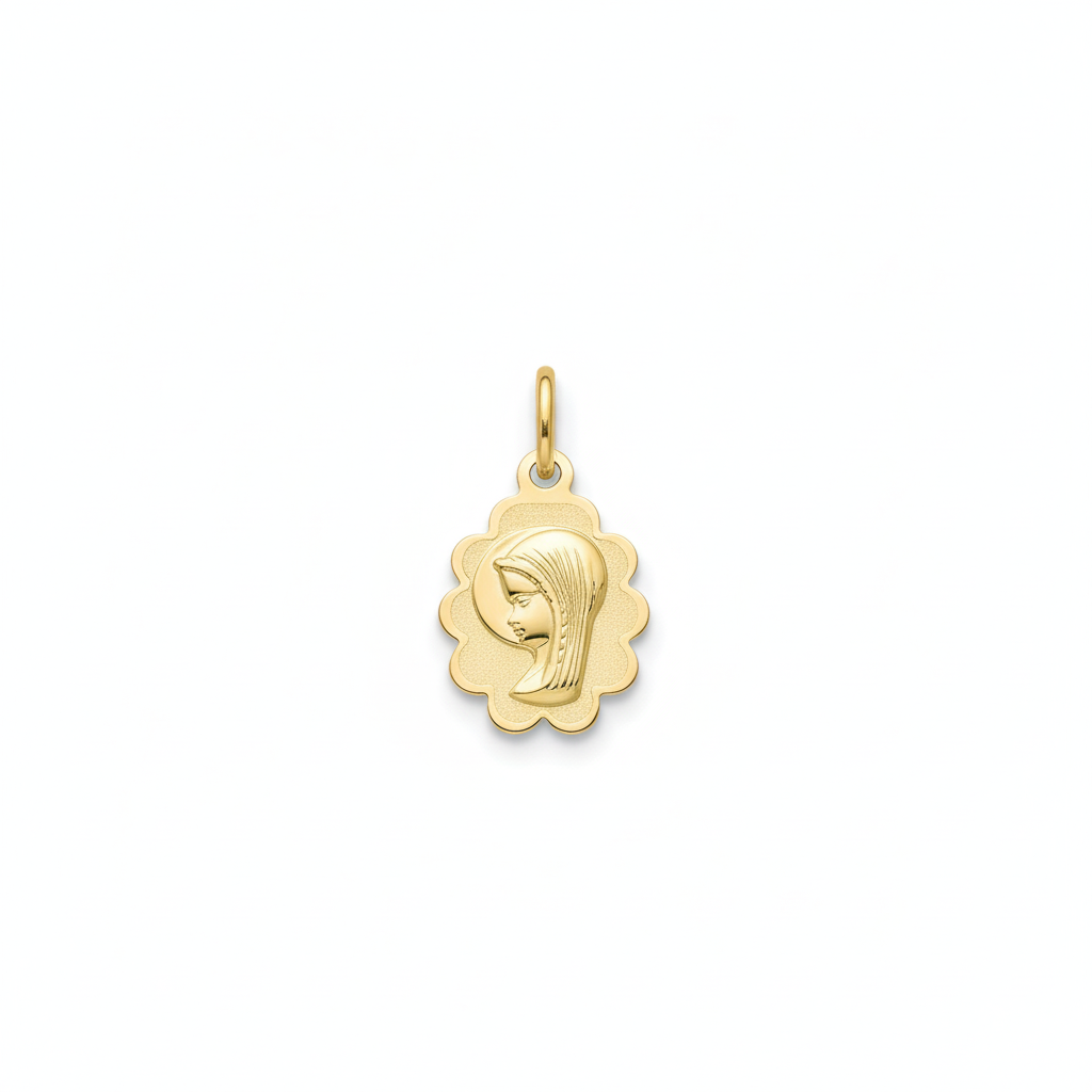 Medalla Oro Virgen Niña