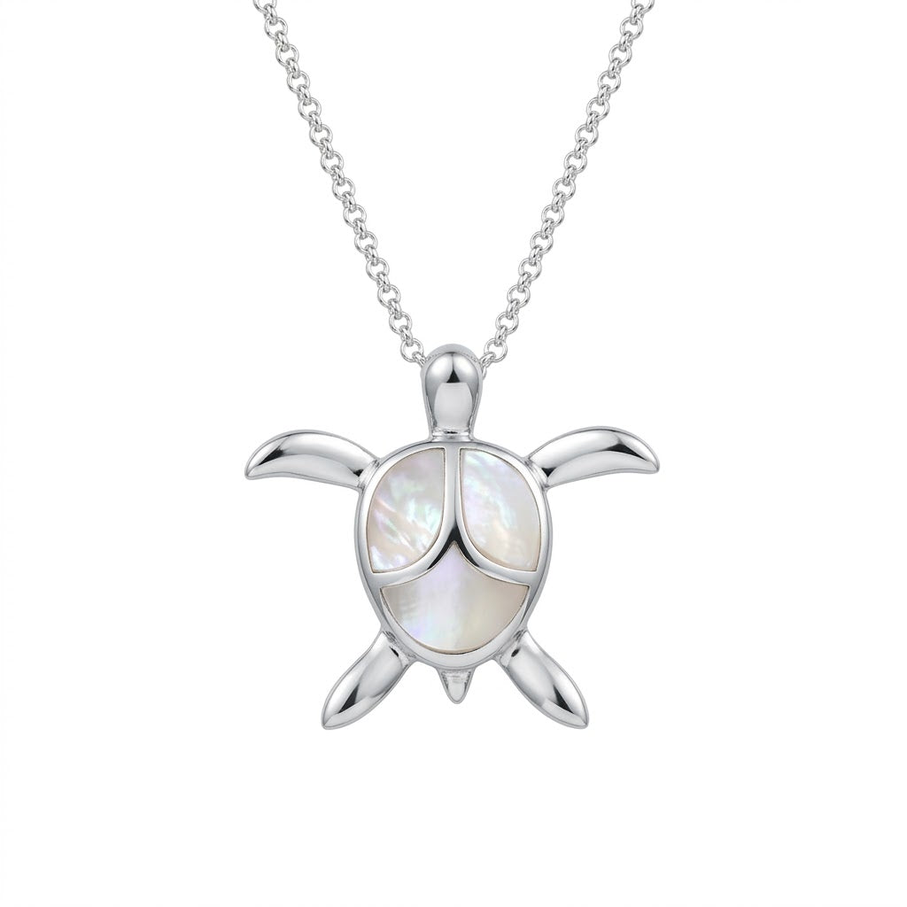 Collar de Plata Tortuga Luck Silver