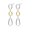 Pendientes de Plata Tow Tones Fade