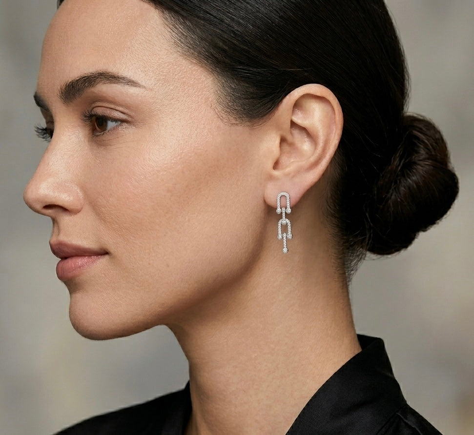 Pendientes de Plata Estribos