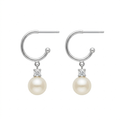 Pendientes de Plata y Perla