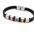 Pulsera de Acero y Cuero Híspalis Vida