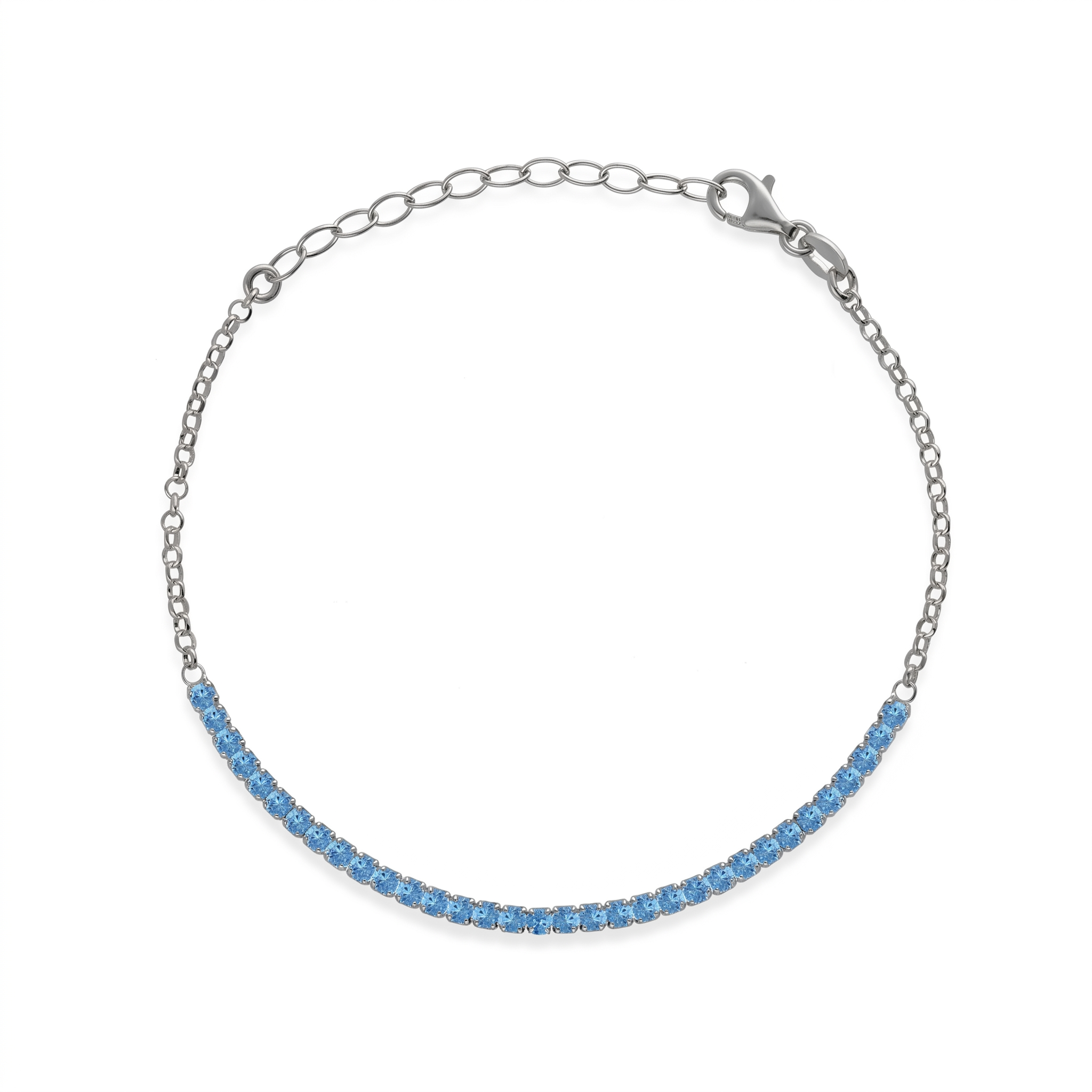 Pulsera de Plata Eau Riviere Azul
