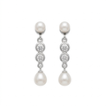 Pendientes de Plata y Perlas