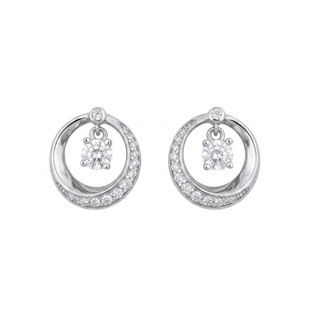 Pendientes de Plata Brizzling