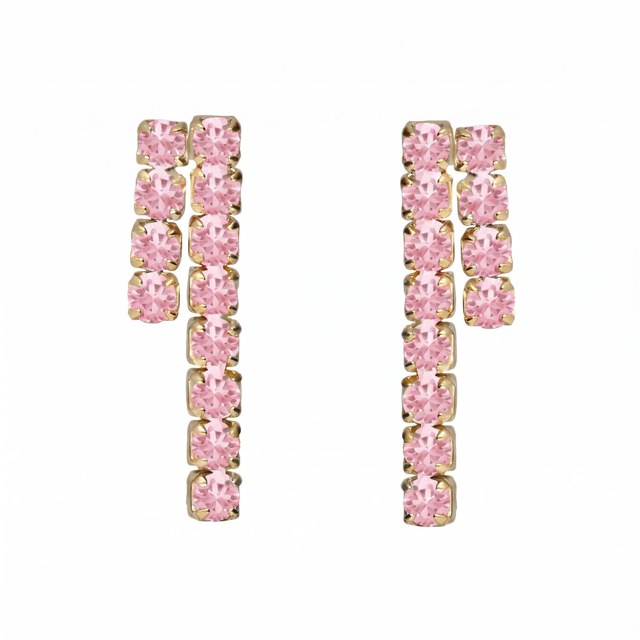 Pendientes de Plata Eau Riviere Rosa