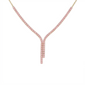 Collar de Plata Riviere Rosa