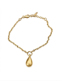 Pulsera Plata Dorada Gota