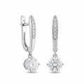 Pendientes de Plata Brizzling