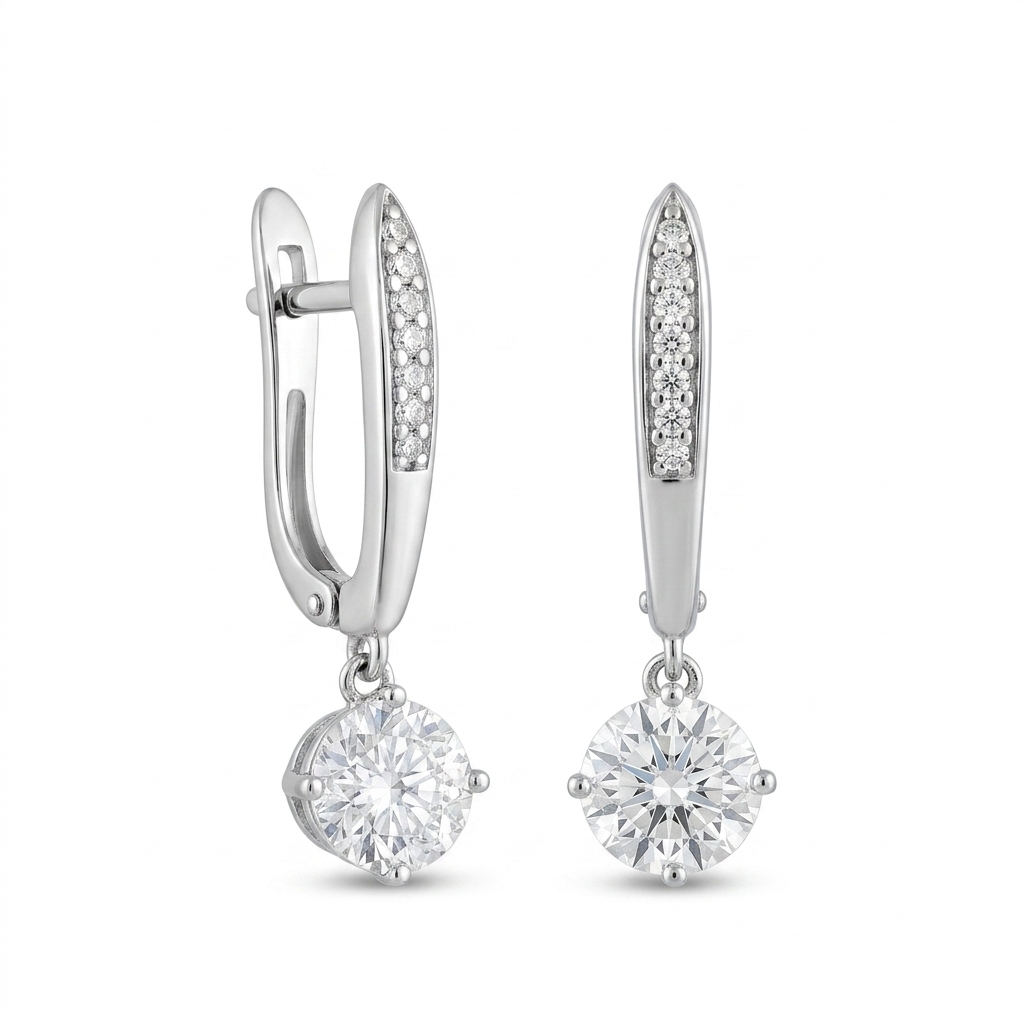 Pendientes de Plata Brizzling