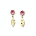 Pendientes de Plata Dorada