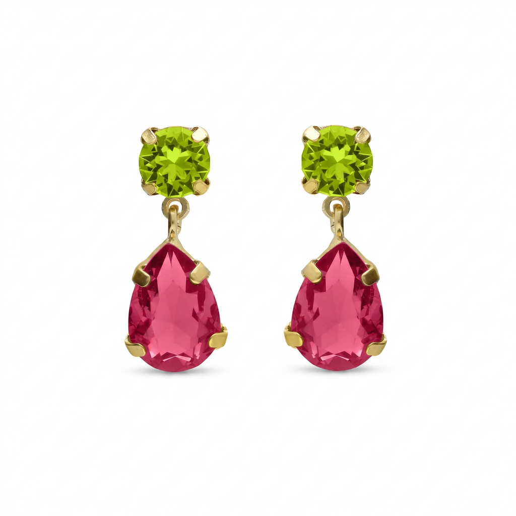 Pendientes de Plata Fleur