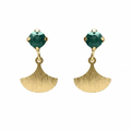 Pendientes de Plata Azure Verdes