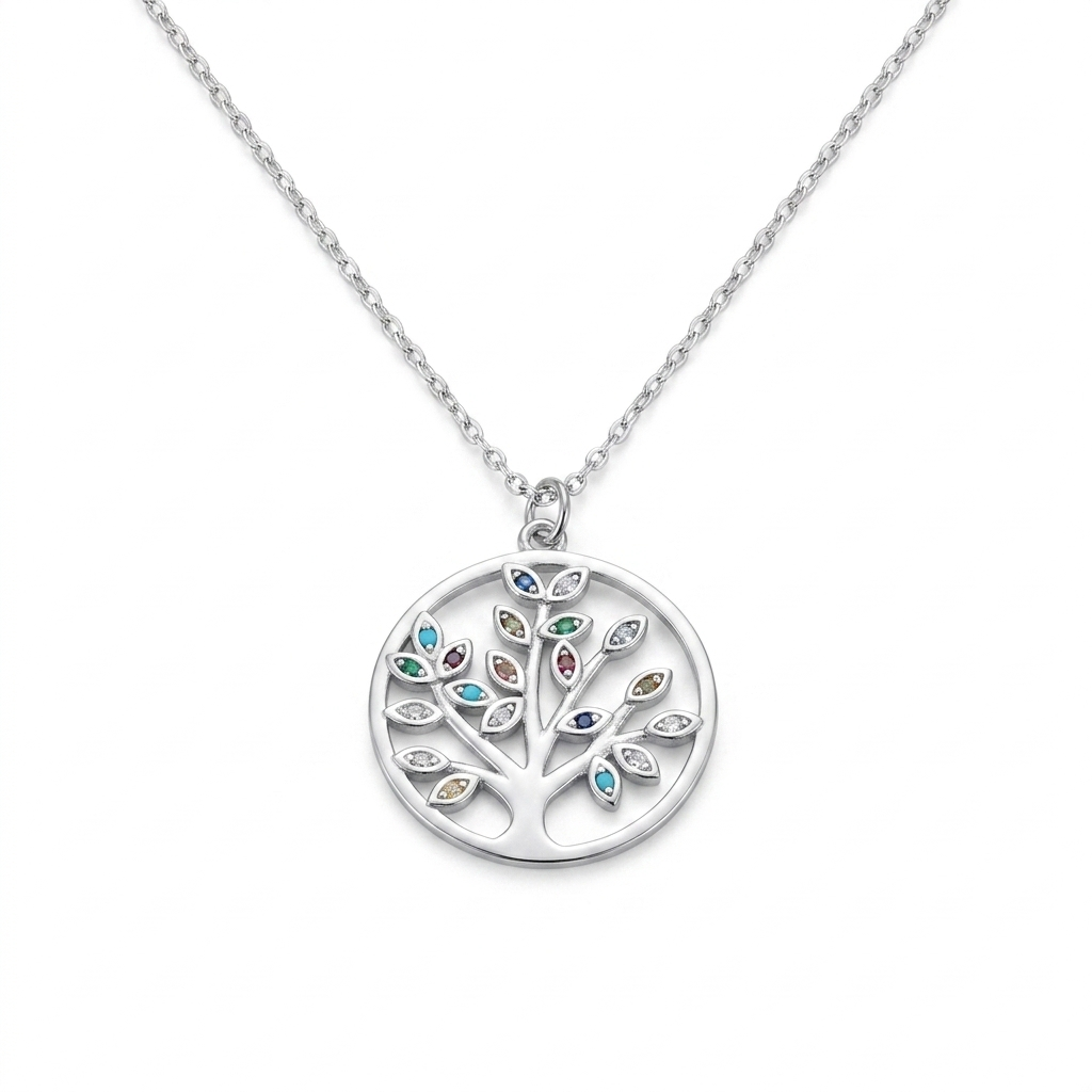 Collar Plata Árbol de la Vida