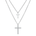 Collar de Plata Cruces