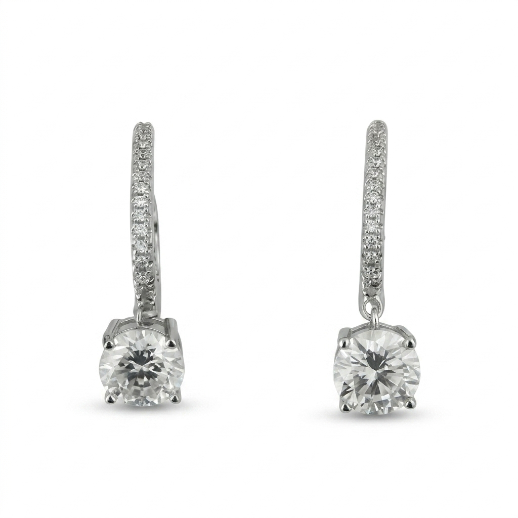 Pendientes de Plata Brizzling