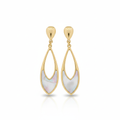 Pendientes Plata Dorada