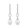 Pendientes de Plata y Perla