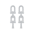 Pendientes de Plata Estribos