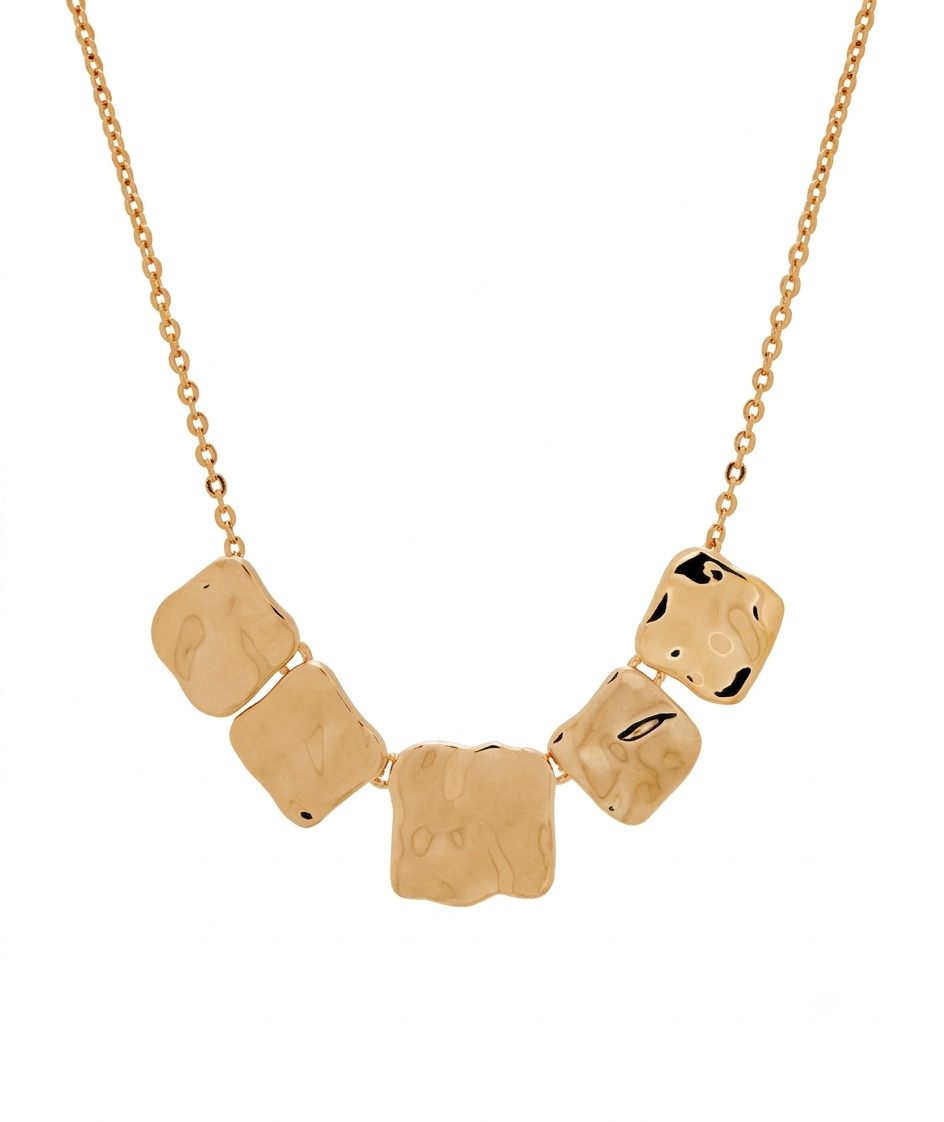 Collar de Plata Dorada Reflexes