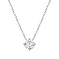 Collar de Plata con Diamantes Brizzling