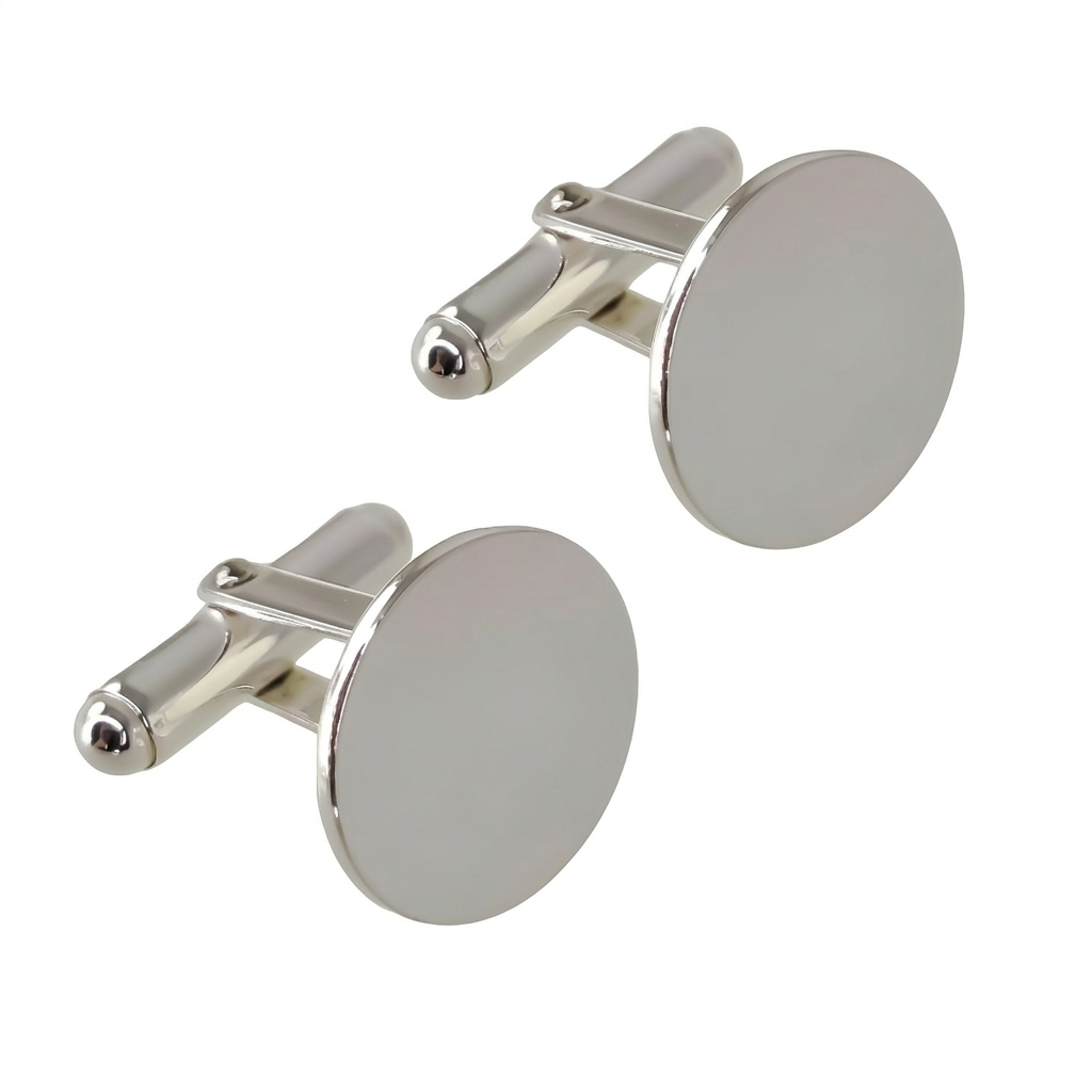 Gemelos de Plata Redondos